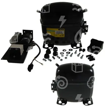 kompresor SECOP / DANFOSS SC21GX, LBP/HBP - R134a, 220-240 V, 50 - 60 Hz